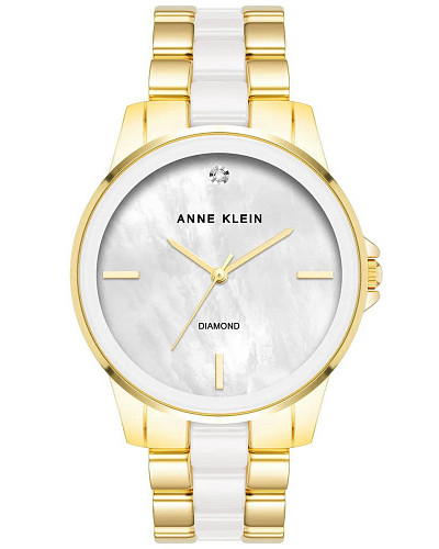 Anne Klein Ceramic Diamond 4120WTGB